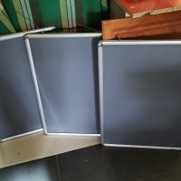 Снап рамки сдвоени  алуминиеви, за плакати и реклами 71/51см, снимка 1 - Рекламни табели - 42058253