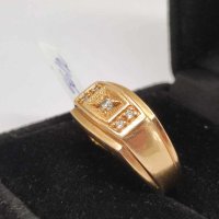 Златен пръстен-5,65гр/14кр, снимка 3 - Пръстени - 44476746