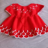 Детски рокли, блузи и пончо ръчно изплетени, снимка 2 - Детски рокли и поли - 40866746