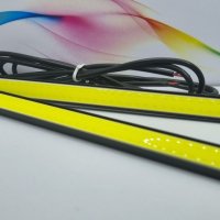 DRL УНИВЕРСАЛНИ лед бели дневни светлини, COB ,Led, 12v, снимка 1 - Аксесоари и консумативи - 41115978