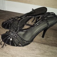 Дамски летни обувки на висок ток, снимка 2 - Сандали - 41060597