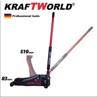 Немски нископрофилен крик KraftWorld 4 тона с две помпи Професионален, снимка 9 - Други инструменти - 41818594