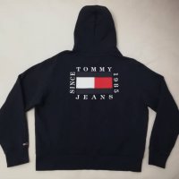 Tommy Jeans Logo Sweatshirt оригинално горнище XL памучен суичър, снимка 6 - Суичъри - 38613710