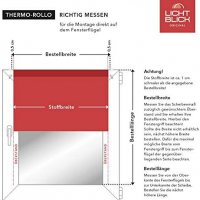 Термична ролетна щора Lichtblick без пробиване, Klemmfix, снимка 5 - Щори - 40199910