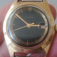 Мъжки часовник Ruhla - UMF 24. Made in GDR. Vintage watch. Ретро модел. Позлата. Механичен механизъм, снимка 2 - Мъжки - 41944640