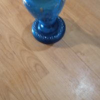 стара синя ваза за цветя, снимка 6 - Вази - 42525855