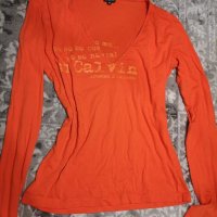 Calvin Klein XL лятна блуза с дълъг ръкав, тениска с дълъг ръкав , снимка 3 - Блузи с дълъг ръкав и пуловери - 38758081