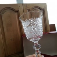 Кристални чаши Бохемия Чехословакия, снимка 3 - Антикварни и старинни предмети - 34728072
