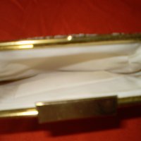 Ретро Дамска чанта портмоне стъклена мъниста бяло , кафяво, снимка 7 - Други ценни предмети - 41701343