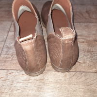 н.42 COX Chelsea Ankle Suede Leather Boots Women Beige , снимка 9 - Дамски боти - 44584855