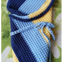 Бебешко плетено одеяло, снимка 2 - Спално бельо - 33407984