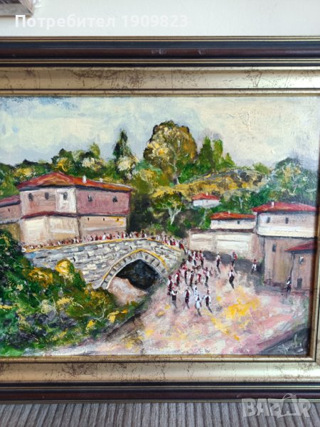 Стара маслена картина, снимка 1