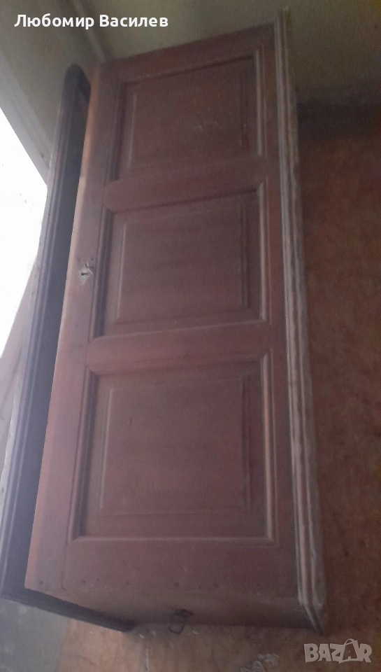 голям старинен дървен сандък 130/54/50см, снимка 1