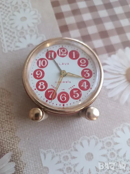 Настолен часовник Слава/Slava 11 jewels, снимка 1