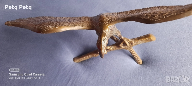 бронзов масивен орел 🦅 , снимка 1