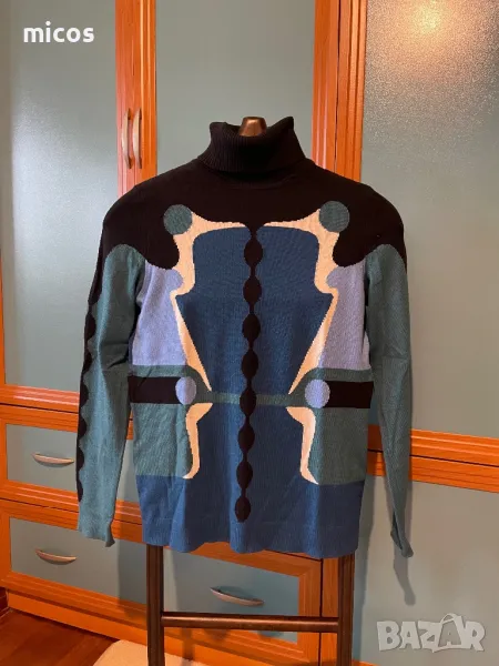 45лв само до 30.11!Peter Pilotto,Маркова блуза,уникална с кашмир,коприна и памук, снимка 1