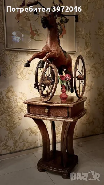 Антикварно конче велосипед от 19 век , снимка 1