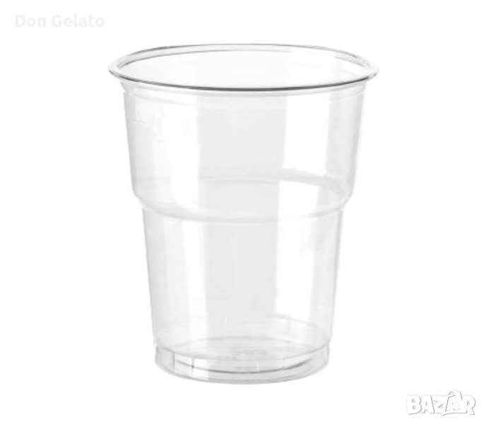 Чаши пластмасови кристални 160 мл – 50бр., снимка 1