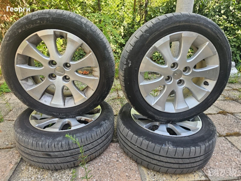 Джанти ENKEI 4x100 -15 и гуми 185- 55 -15 летни дот21-22, снимка 1