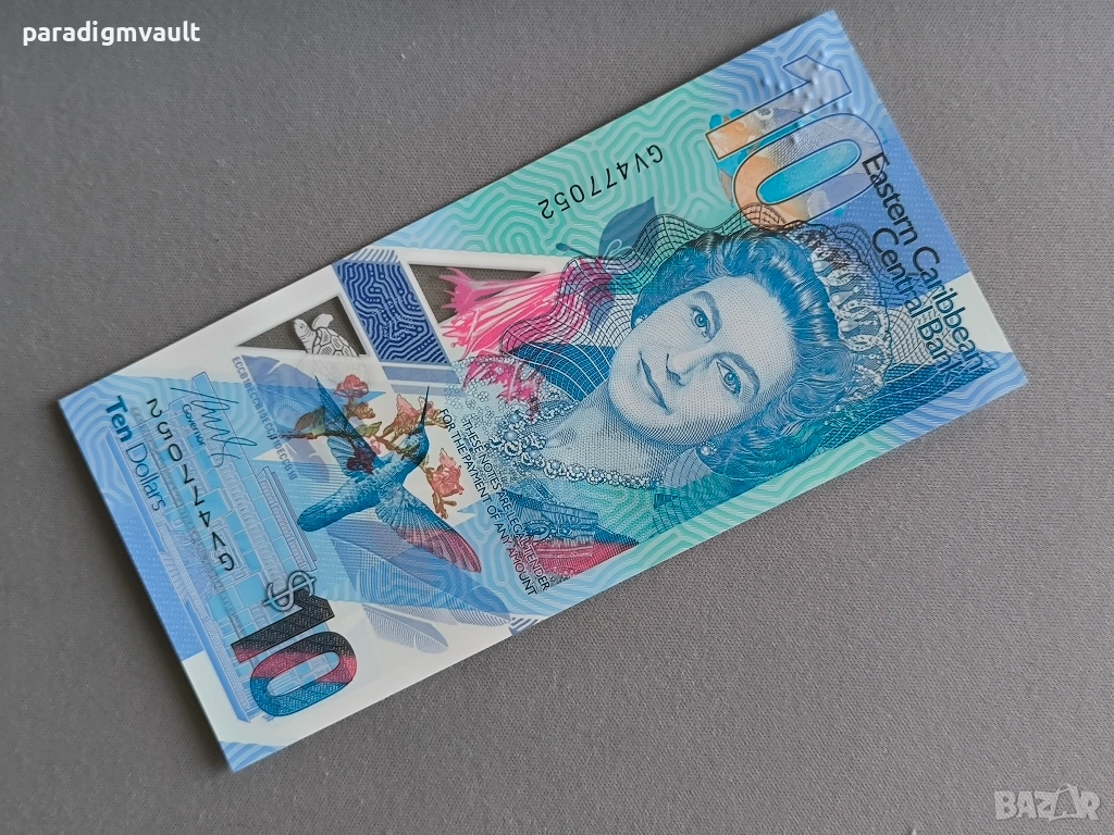 Банкнота - Източни Кариби - 10 долара UNC | 2019г., снимка 1