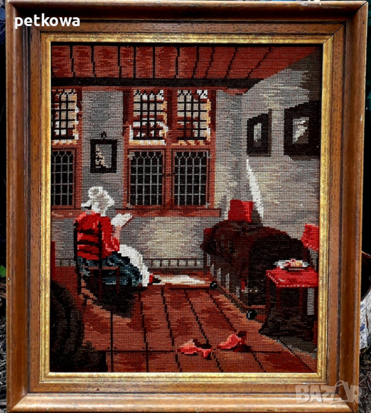 Продавам гоблен носталгия размери на рамката 60 по 50 сантиметра, снимка 1