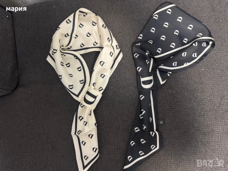 Нови шалове от сатен Dior, снимка 1