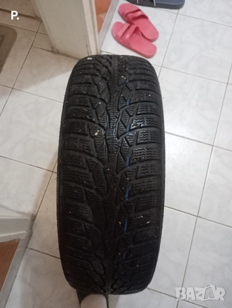 1 брой зимна гума Nokian wrd4 195/65/15, снимка 1