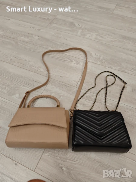 Дамски чанти - черна или бежова , снимка 1