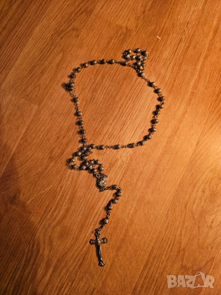 Стара молитвена броеница от Божигроб  за да се обърнете към бог и Богородица и да ви пазят и закриля, снимка 1