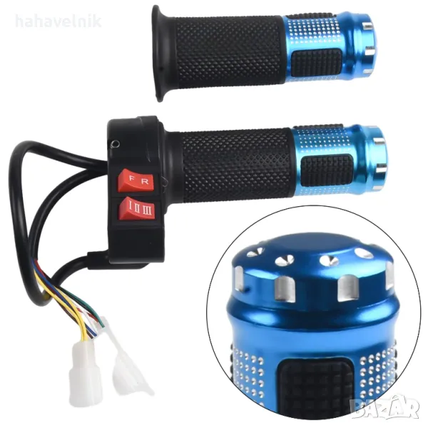 Ръчка за газ за скутер, масур, със  скорости комплект модел 1, снимка 1