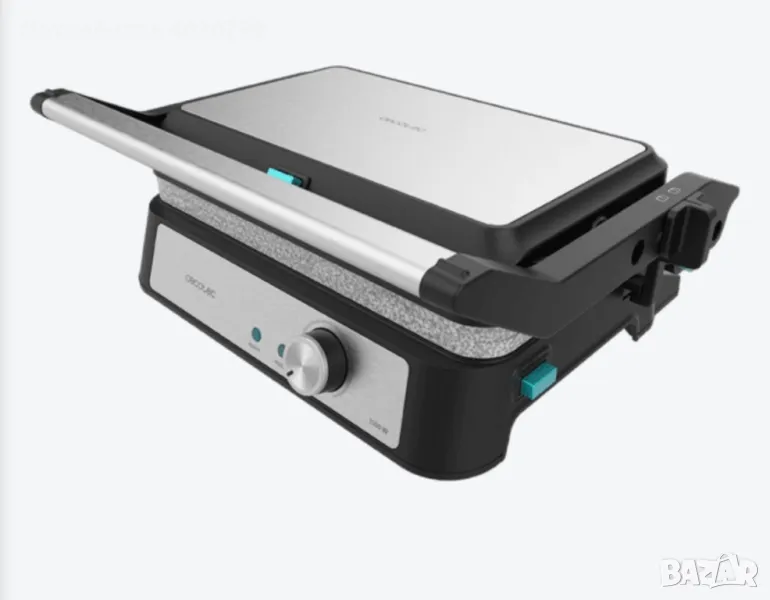 Cecotek Rock'nGrill 1500 Take&Clean Stone електрическа скара с покритие RockStone, , снимка 1