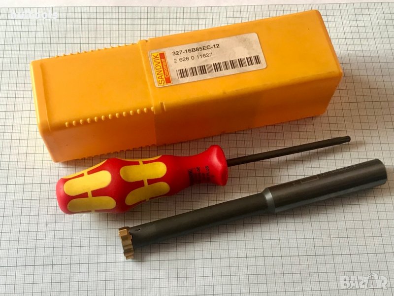 Карбидна фреза със сменяема пластина SANDVIK, снимка 1