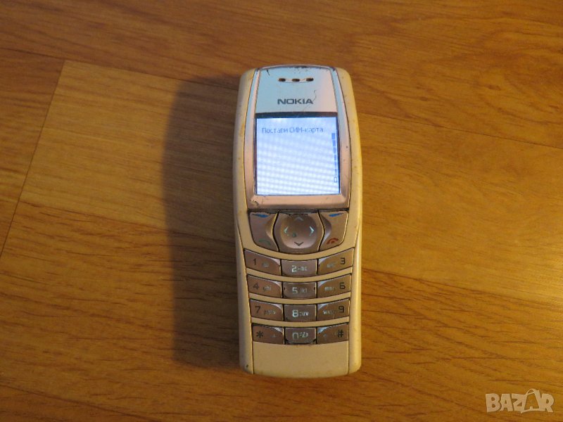 телефон с копчета NOKIA 6610i, НОКИА 6610i - 2004г. тъмно син панел - работещ., снимка 1
