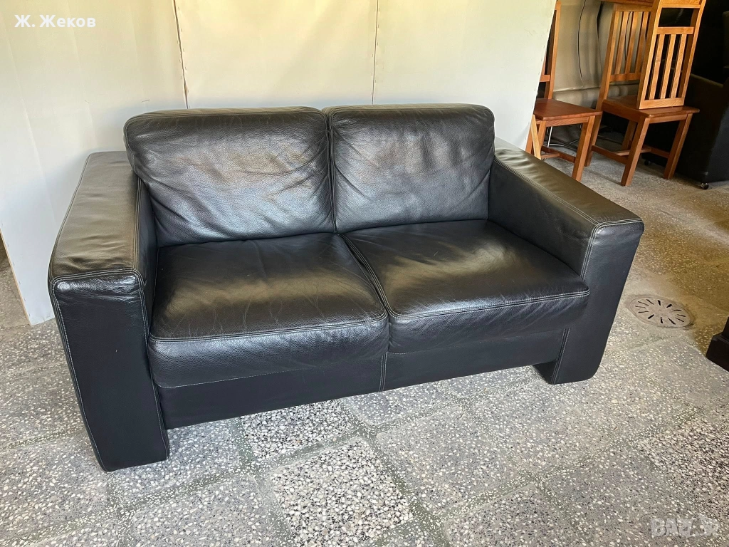 Кожен диван, снимка 1