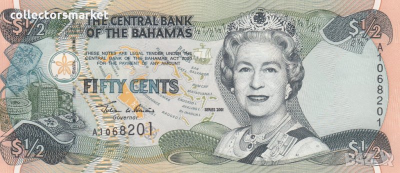 50 цента 2001, Бахамски острови, снимка 1