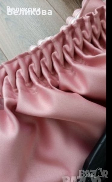 Блекаут за завеси в цвят пепел от рози , снимка 1