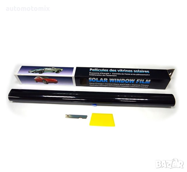 Фолио за затъмняване 75см х 3метра - SUPER DARK BLACK - 62056, снимка 1