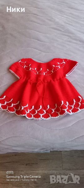 Детски рокли, блузи и пончо ръчно изплетени, снимка 1