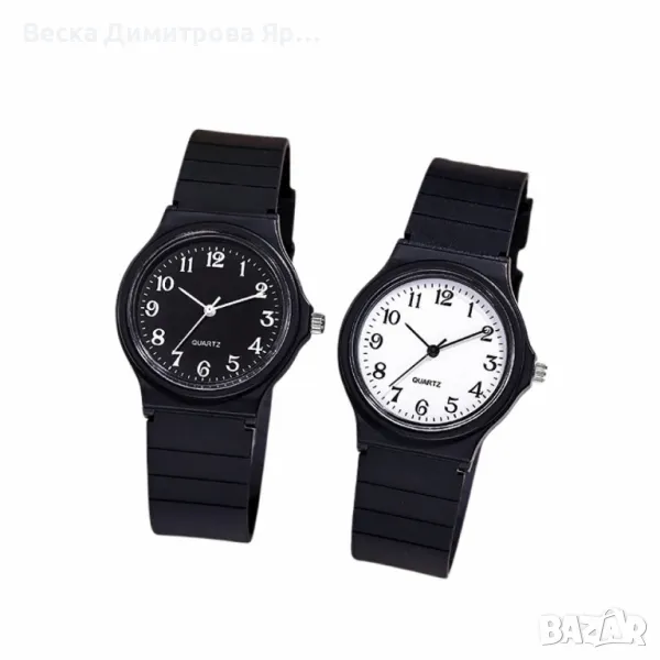 Кварцов дамски часовник със силиконова каишка – Ежедневен стил и практичност, снимка 1