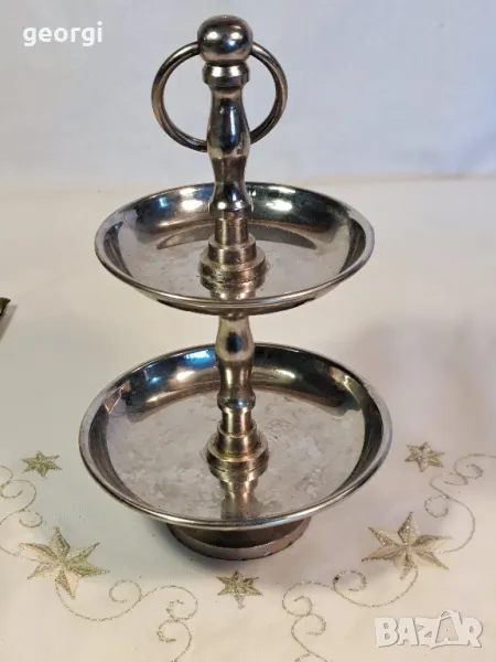 двуетажно иноксово плато 6/5, снимка 1