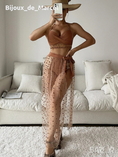 Бански Silke Brown 3 части - M L размери, снимка 1