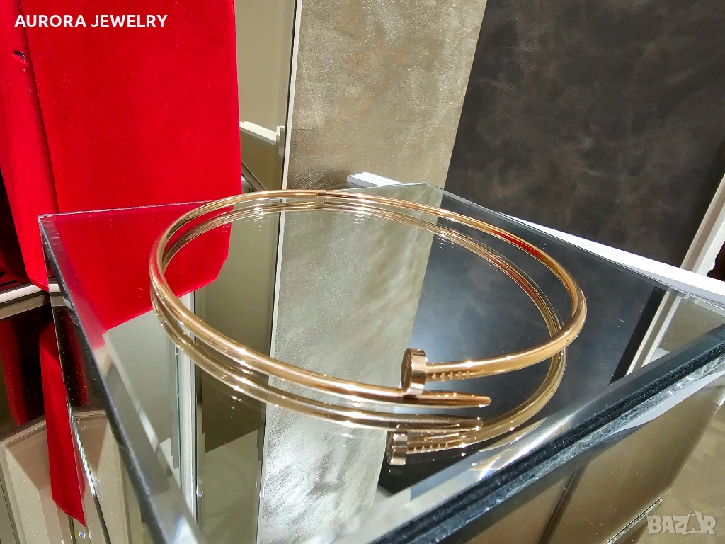 CARTIER Nail Juste un Clou Classic Rose Gold Колие Пирон, снимка 1