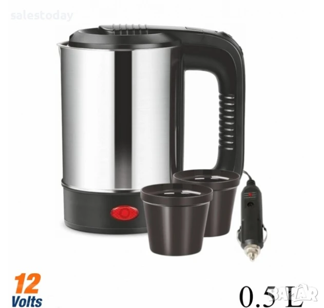 Термокана за кафе, вода, напитки, 12V / 250W / 500ml, снимка 1