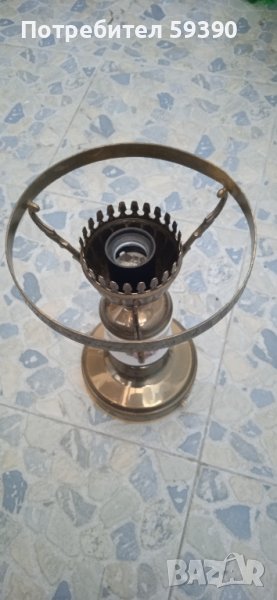 Настолна лампа с порцелан , снимка 1