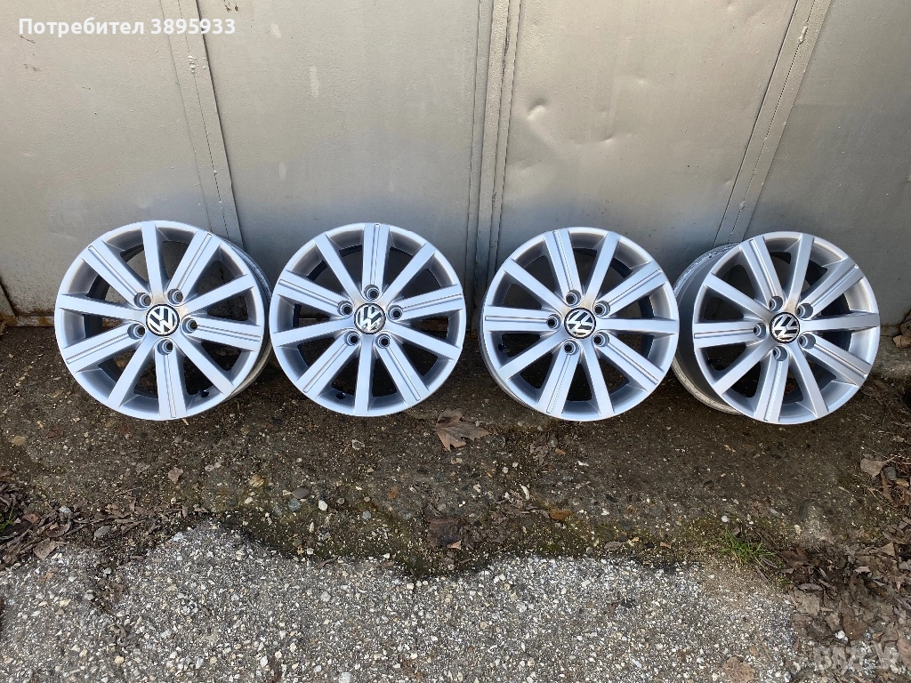 Оригинални джанти за VW Golf V VI VII , Caddy, Passat, Jetta, Touran, Audi, Skoda и др., снимка 1