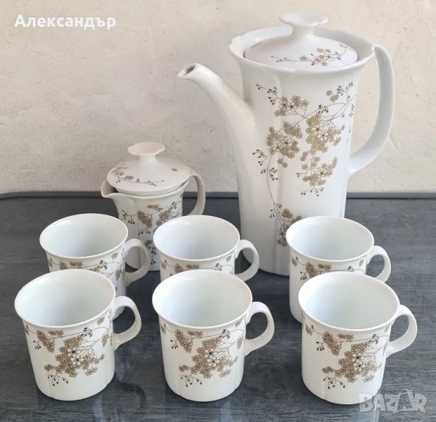 Порцеланова кана за чай с чаши Arzberg Germany, снимка 1