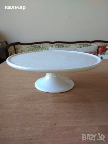 Поднос за торта много стар порцелан , снимка 1