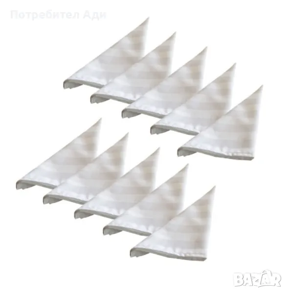 Салфетки за маса Kotonia Home Hotel, 100% памук, Damasc, Размери 35x35 см, 10 броя, снимка 1