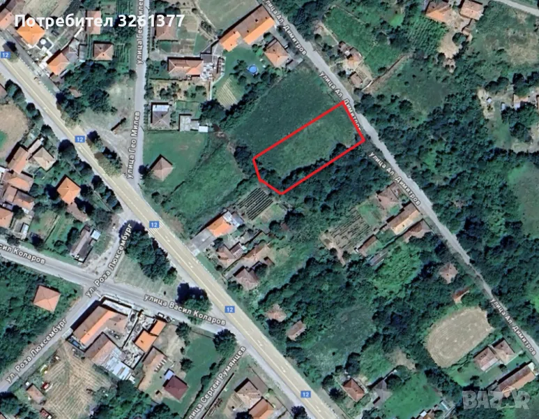 Урегулиран парцел 1497м2 Брегово, снимка 1