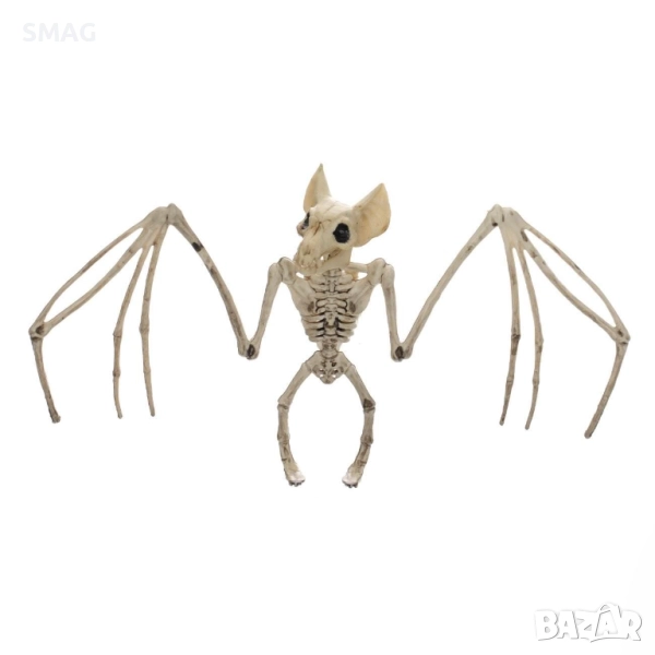 Halloween / Хелоуин реалистичен скелет на прилеп – лепяща декорация_1207605, снимка 1
